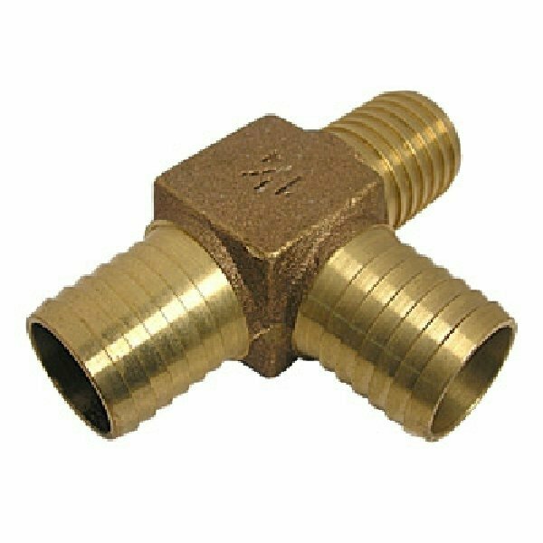 Merrill Mfg Low Lead Brass Barbed Tee RBDTNL125